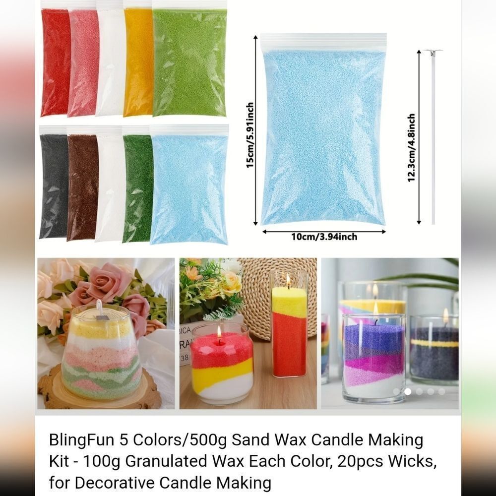Sand Wax Candle making Kit - Picture 2 of 7